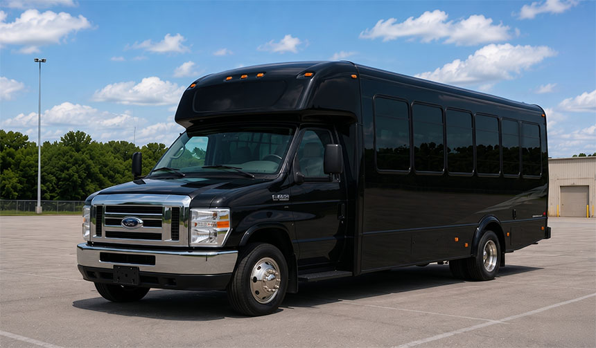 20-passenger minibus for charter in Wellington, FL
